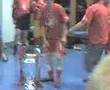 liverpool dreesing room in 2005 champs leaugue final