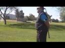 Golf Pro Gary Balliet shows proper posture for golf swing Golf Pro Gary Balliet shows proper posture for golf swing