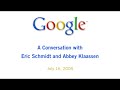Eric Schmidt at the Ad Age Madison + Vine Conference