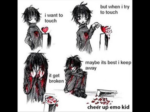 emo lovers cartoons. Emo+cartoon+love+pictures