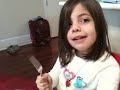 Zana and Lindon eating petlla