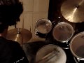 Polka plays the drums