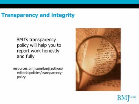 How to get your research published: The BMJ’s tips (video) How to get your research published: The BMJ’s tips (video)