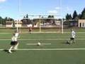 U9 SOCCER GIRL PLAYING UP 2 YEARS ON U11 GAME HIGHLIGHTS