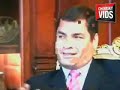 rafael correa entrevista  presidente del ecuador