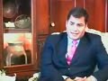 rafael correa entrevista  presidente del ecuador