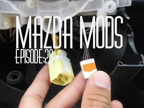 Mazda Mods Episode : 20 How to wire your horn after installing a aftermarket wheel (mazda proteges)