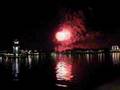 Epcot Illuminations holiday finale (from Yacht Club)