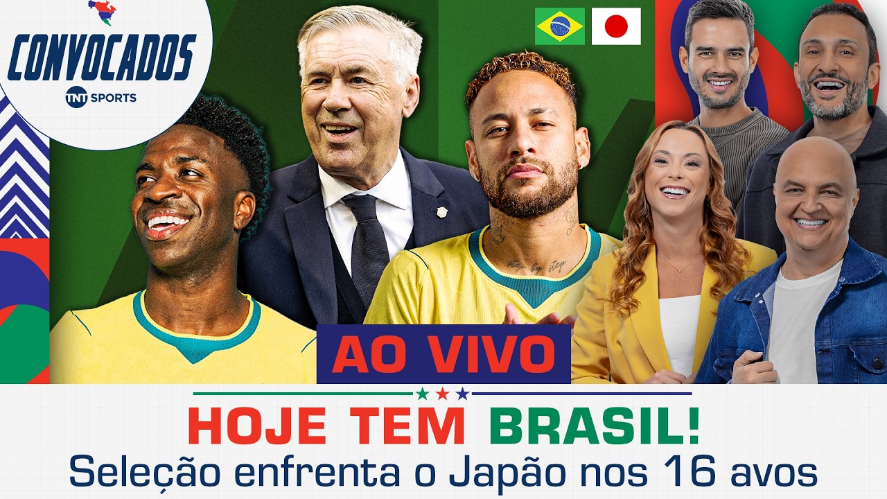 Ao Vivo: Taynah, Bechler, Vsr E Andre Henning Trazem Tudo Sobre Brasil X Japão No Mata-Mata Da Copa!