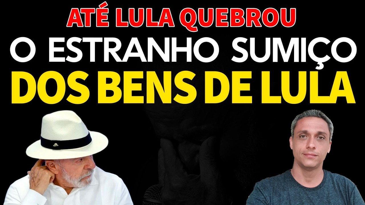 ATÉ O LULA QUEBROU! O estranho fanômeno do patrimônio do LULA que sumiu