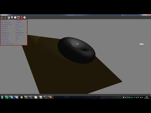 Spot light shadow mapping