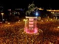Celebration in Skopje after eurobasket WIN over Lithuania !!! Music from 01:00 - 1:40 Johannes Brahms - Hungarian Dance No. 5 (Performed by 200 000 Macedonian FANS !! Priceless !)