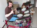 Rush - Anthem cover on drums