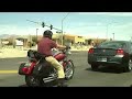 johnnypuna presents \"guy on a motorcycle\"