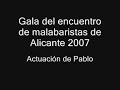 iv encuentro de malabaristas de alicante actuación de pablo