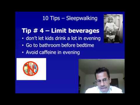 how to treat sleep walking