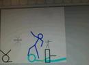 Stick figure fight