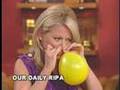 Regis and Kelly Blow Nose Balloons (April 16, 2008)