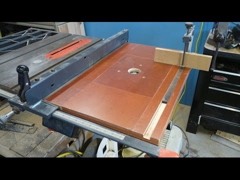 how to attach router to router table