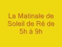 ca commence comme cel� la matinal de soleil de r�