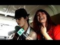 pete doherty and kate moss perform the jungle book classic in the back of a van at glastonbury 2007.