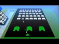Minecraft Space Invaders done using stop motion