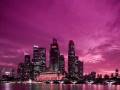 Dreams with stars in city light (HQ VIDEO)