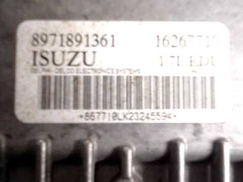 Einspritzpumpen Steuergerät Reparatur Opel Isuzu 1,7 Diesel EDU ECU Repair Corsa Astra Combo Meriva