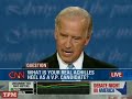 Biden Chokes Up Recalling His Family\ Biden Chokes Up Recalling His Family\