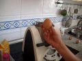 Helado de chocolate blanco con thermomix