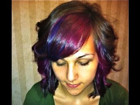 how to do purple highlights