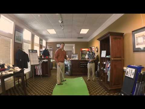 Indoor Golf Drills – Side Hill Lies – Video 10