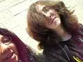 chillen after skool at bt waiting for the bus