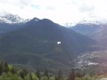 Paragliding at Plaine Joux Chamonix France