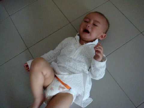 Baby Izran crying