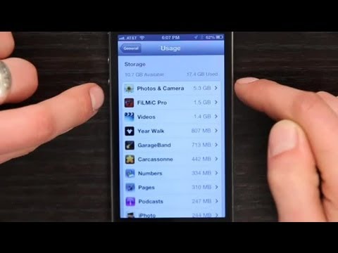 how to get more memory on a iphone 5