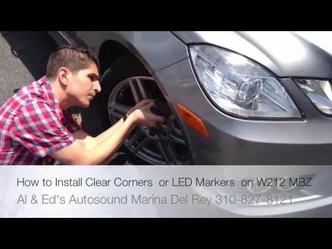 How to remove side marker on W212 Mercedes Benz E350 2009-2011