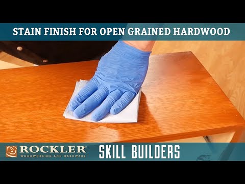 video-linktoworks-How To Apply Oil Stain Finish To Open Grain Hardwood -...