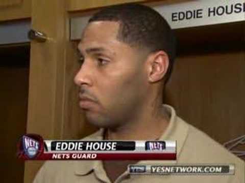 New Jersey Nets Eddie House postgame interview, 3/03/07