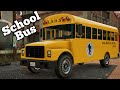 Classic school bus for GTA 5 video 2