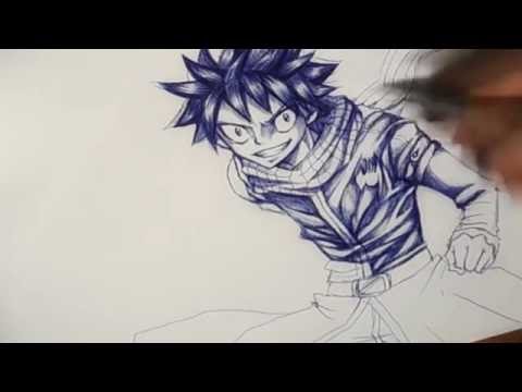 how to draw natsu dragneel