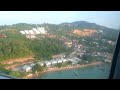 Landing sunny afternoon at koh Samui airport boeing 717 Landing sunny afternoon at koh Samui airport boeing 717