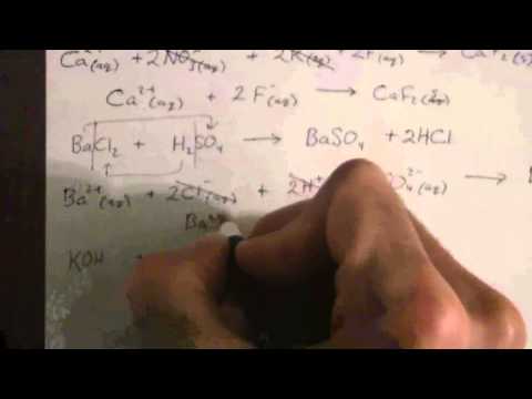 how to write net ionic equations