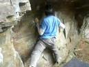 bouldering the roofie