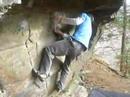 bouldering the roofie