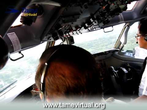 Flight Quito Nueva Loja Ecuador Boeing 727 Tame PART2