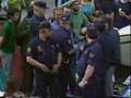 Policia reprime acampada vdeacampada frente Museo ReinaSofia