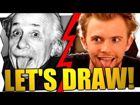 how to draw einstein