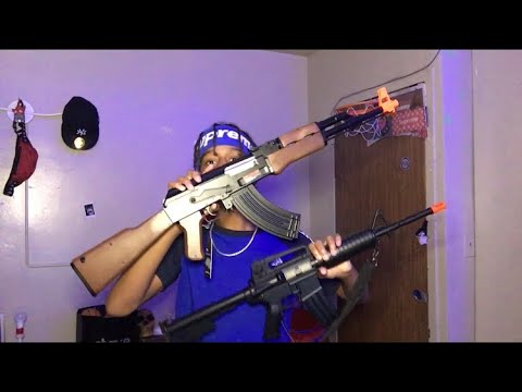 AK47 VS M16 BB GUN RIFLE