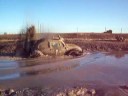second attempt at mud bog in baja bug!